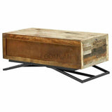 Reclaimed Coffee Table Sliding Doors