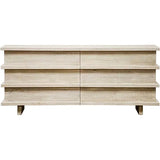 Reclaimed Lumber Bergamot 6 Drawers Dresser-Dressers-CFC-LOOMLAN