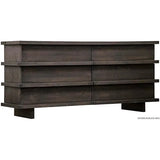 Reclaimed Lumber Bergamot 6 Drawers Dresser-Dressers-CFC-LOOMLAN