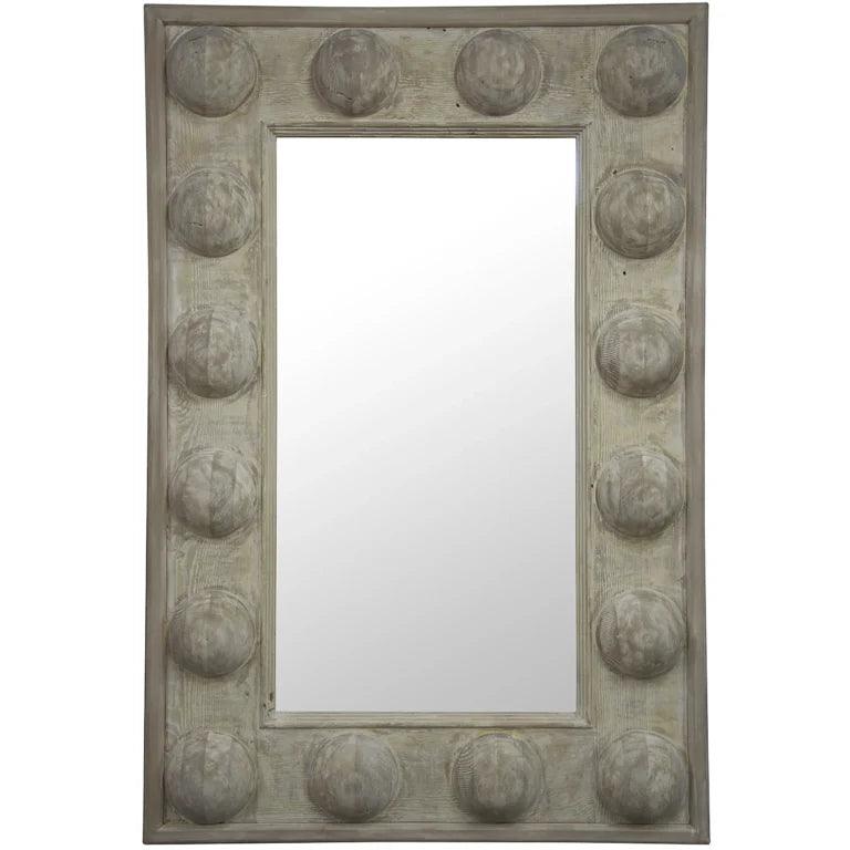 Reclaimed Lumber Boulder Wall Mirror-Wall Mirrors-CFC-LOOMLAN