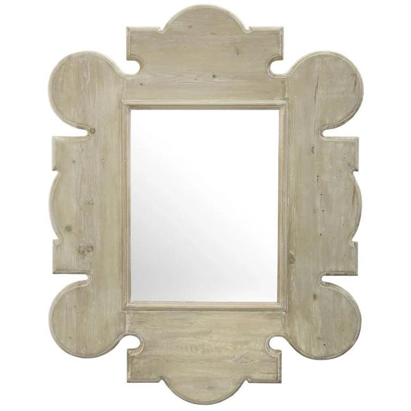 Reclaimed Lumber Gothic Wood d Wall Mirror