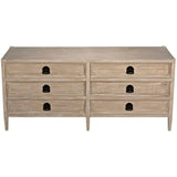 Reclaimed Lumber Lewis 6 Drawers Dresser-Dressers-CFC-LOOMLAN