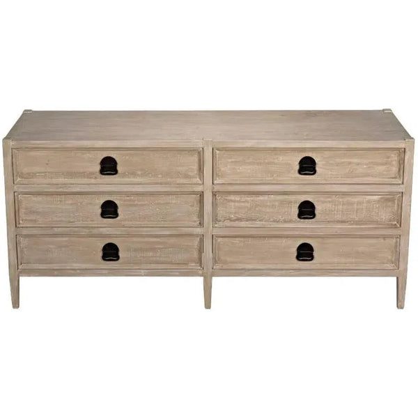 Reclaimed Lumber Lewis 6 Drawers Dresser-Dressers-CFC-LOOMLAN