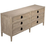 Reclaimed Lumber Lewis 6 Drawers Dresser-Dressers-CFC-LOOMLAN