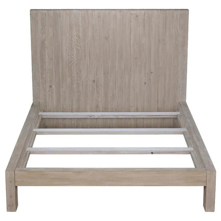 Reclaimed Lumber Natural Elegant Bed-Beds-CFC-LOOMLAN