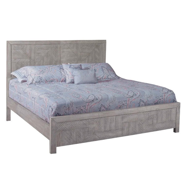 Reclaimed Pine Wood Serenity Queen Panel Bed Beds LOOMLAN By LOOMLAN