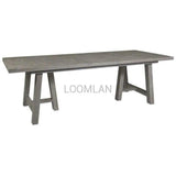 Reclaimed Pine Wood Serenity Rectangular Dining Table