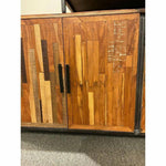 Reclaimed Planks Wood 4 Door Server Roma