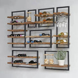 Reclaimed Teak Wall Shelf Brown Type A Mix & Match-Wall Shelves & Ledgers-LH Imports-LOOMLAN