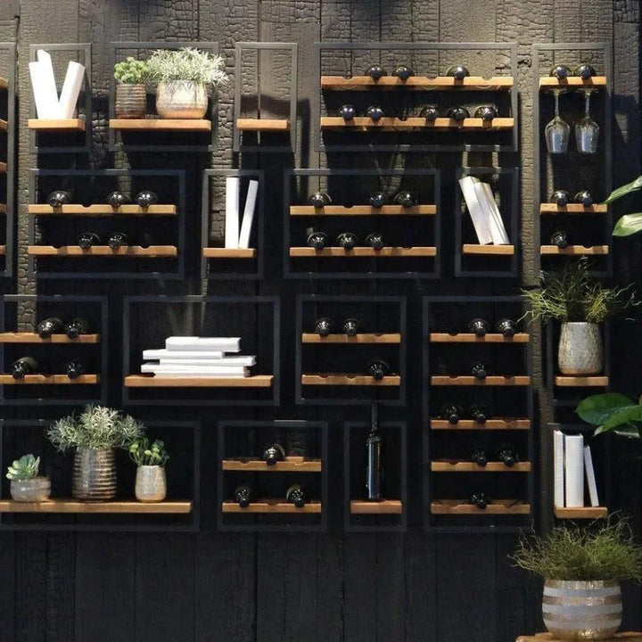 Reclaimed Teak Wall Shelf Brown Type A Mix & Match - LOOMLAN - LH Imports - Wall Shelves & Ledgers