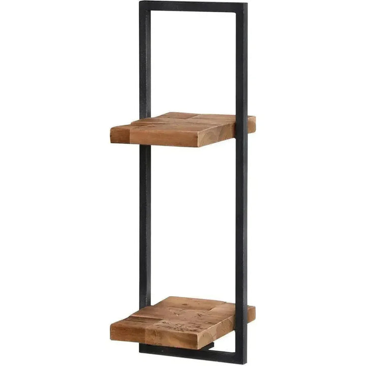 Reclaimed Teak Wall Shelf Brown Type D Mix & Match-Etageres-LH Imports-LOOMLAN