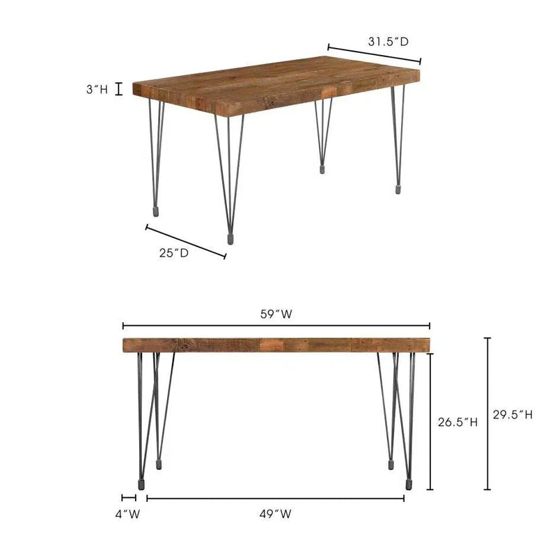 Reclaimed Wood Dining Table