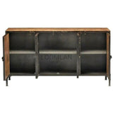 Reclaimed Wood Industrial Sideboard Buffet