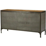 Reclaimed Wood Industrial Sideboard Buffet