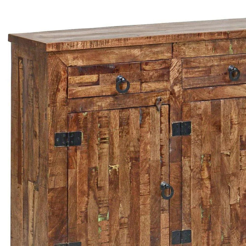 LOOMLAN-Reclaimed Wood Sideboard with Drawers-Sideboards-LOOMLAN