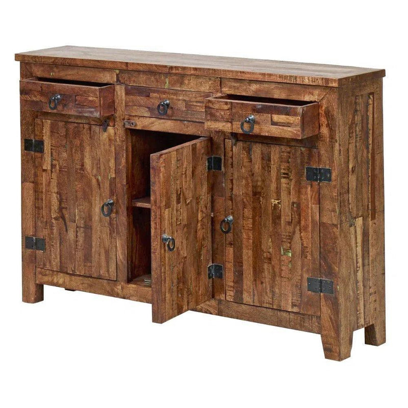 LOOMLAN-Reclaimed Wood Sideboard with Drawers-Sideboards-LOOMLAN