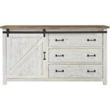 Reclaimed Wood Two Tone Provence 3 Drawer Dresser