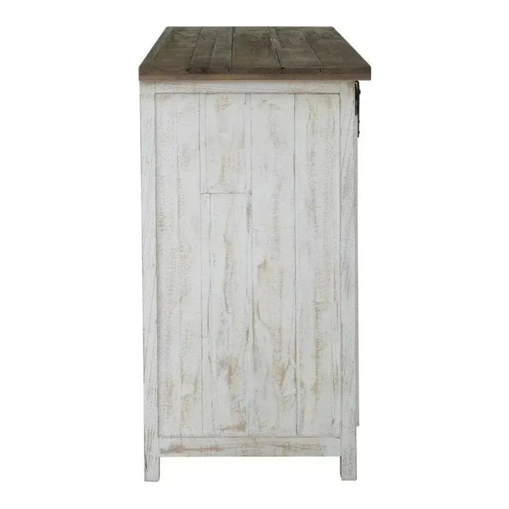 Reclaimed Wood Two Tone Provence 3 Drawer Dresser - LOOMLAN - LH Imports - Dressers