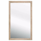 Rectangle Bevel Mirror Natural Gray Acacia Wall Mirrors LOOMLAN By Essentials For Living