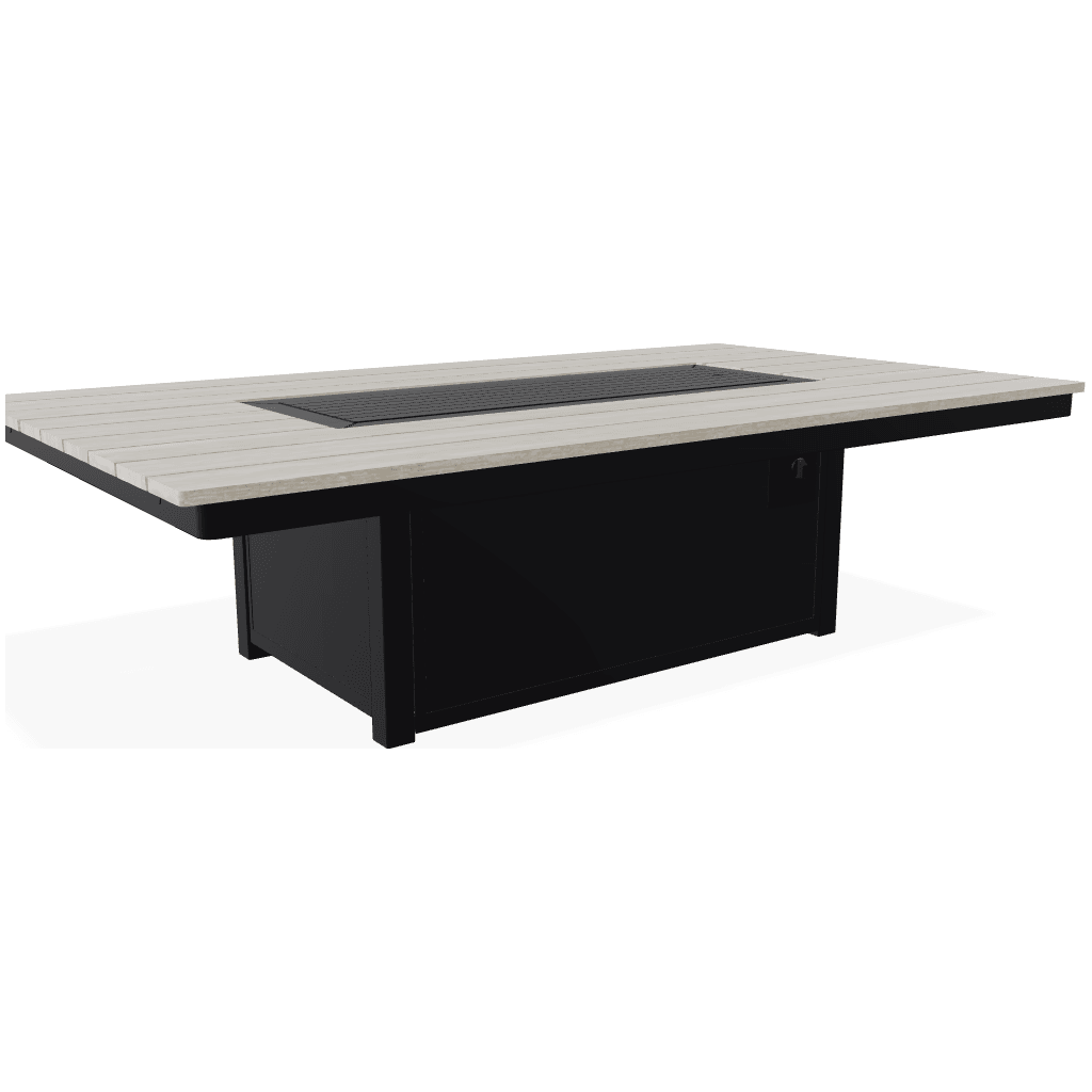 Rectangular Top Chat Height Fire Table