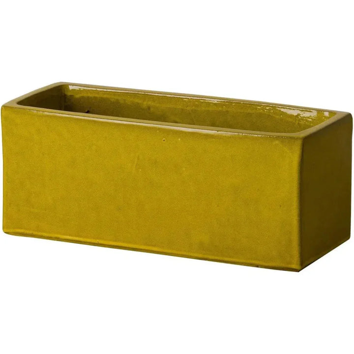 Rectangular Ceramic Window Box Planter | LOOMLAN