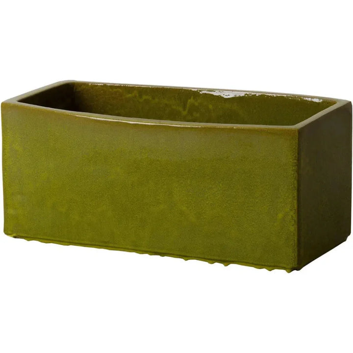 Rectangular Ceramic Window Box Planter | LOOMLAN