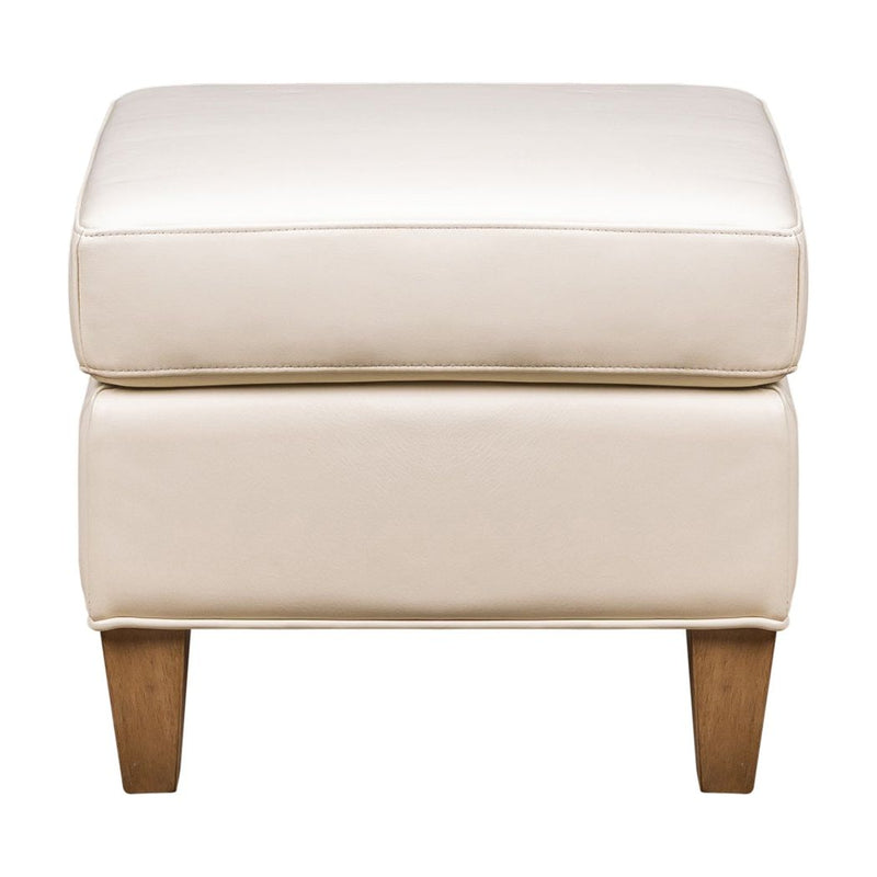 Redding Leather Ashland Pearl Chic Ottoman