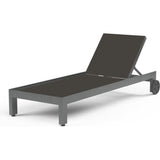 Redondo Aluminum Outdoor Sling Chaise-Outdoor Chaises-Sunset West-LOOMLAN