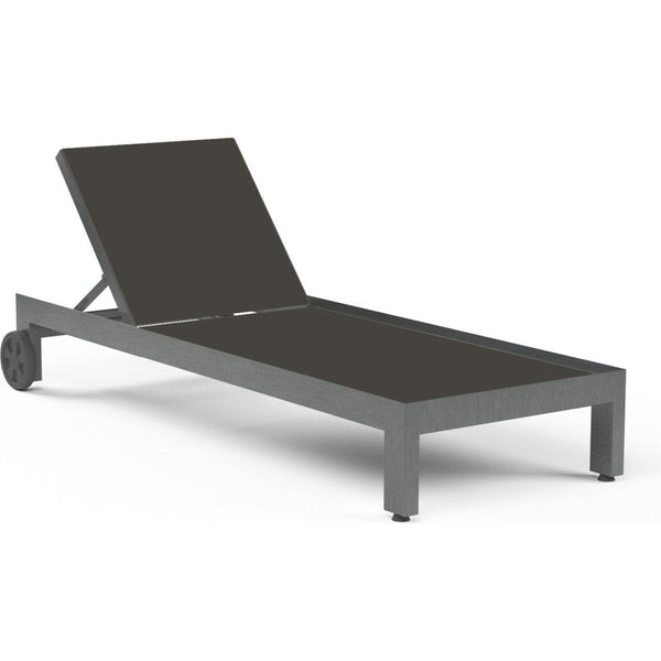 Redondo Aluminum Outdoor Sling Chaise-Outdoor Chaises-Sunset West-LOOMLAN