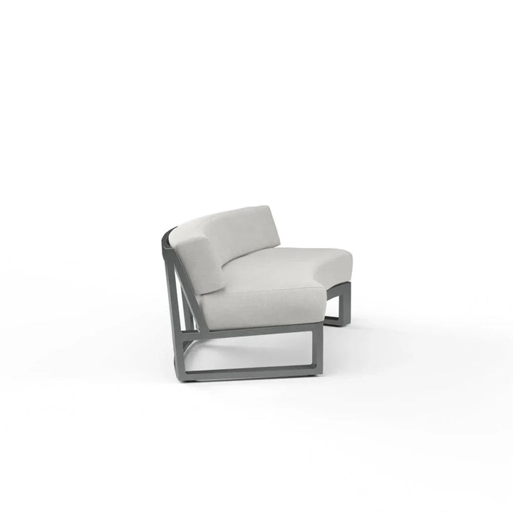 Redondo Sunbrella Outdoor Curved Sofa - LOOMLAN - Sunset West - Outdoor Sofas & Loveseats