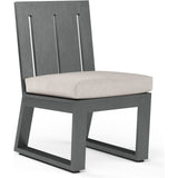 Redondo Sunbrella Outdoor Dining Chair 2PC-Outdoor Dining Chairs-Sunset West-Canvas Natural-LOOMLAN