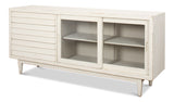 Reese Sideboard Antique White Cabinet For Living Room-Sideboards-Sarreid-LOOMLAN