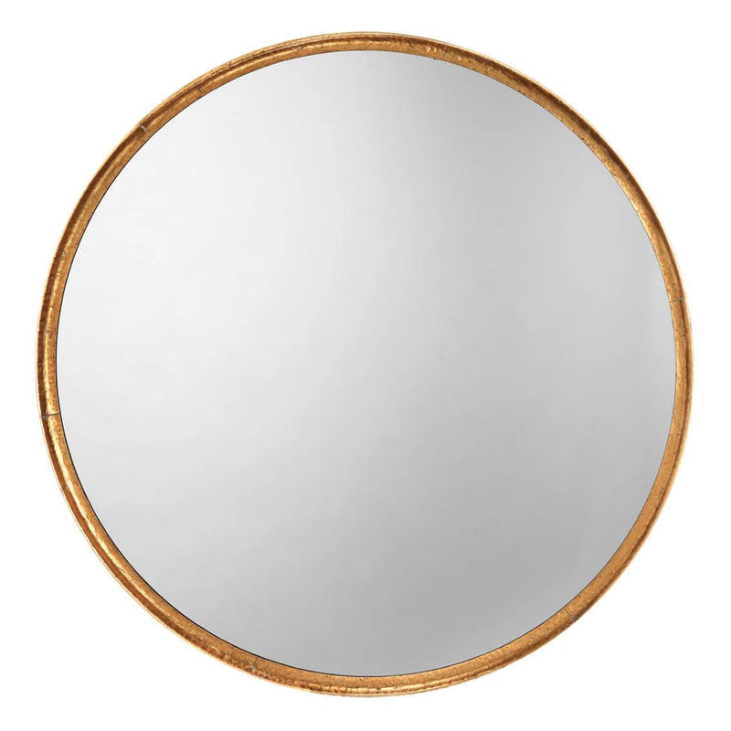 Refined Gold Round Mirror Mid Century Modern Decor Wall Mirrors LOOMLAN By Jamie Young