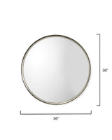 Refined Silver Round Mirror Mid Century Modern Decor Wall Mirrors LOOMLAN By Jamie Young