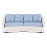 Reflections Crescent Sofa All Weather Wicker Sunbrella