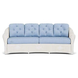 Reflections Crescent Sofa All Weather Wicker Sunbrella-Outdoor Sofas & Loveseats-Lloyd Flanders-LOOMLAN