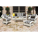 Reflections Patio Rocking Lounge Chair Sunbrella-Outdoor Lounge Chairs-Lloyd Flanders-LOOMLAN