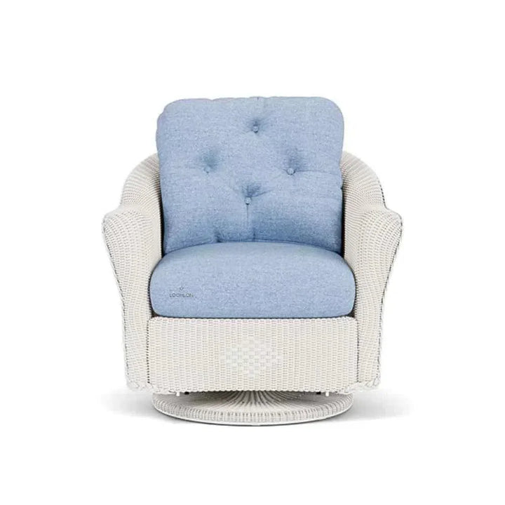 Reflections Swivel Glider Lounge Chair Sunbrella-Outdoor Lounge Chairs-Lloyd Flanders-LOOMLAN