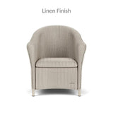 Reflections Wicker Dining Armchair Padded Seat-Outdoor Dining Chairs-Lloyd Flanders-LOOMLAN