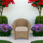 Reflections Wicker Dining Chair Sunbrella Cushion