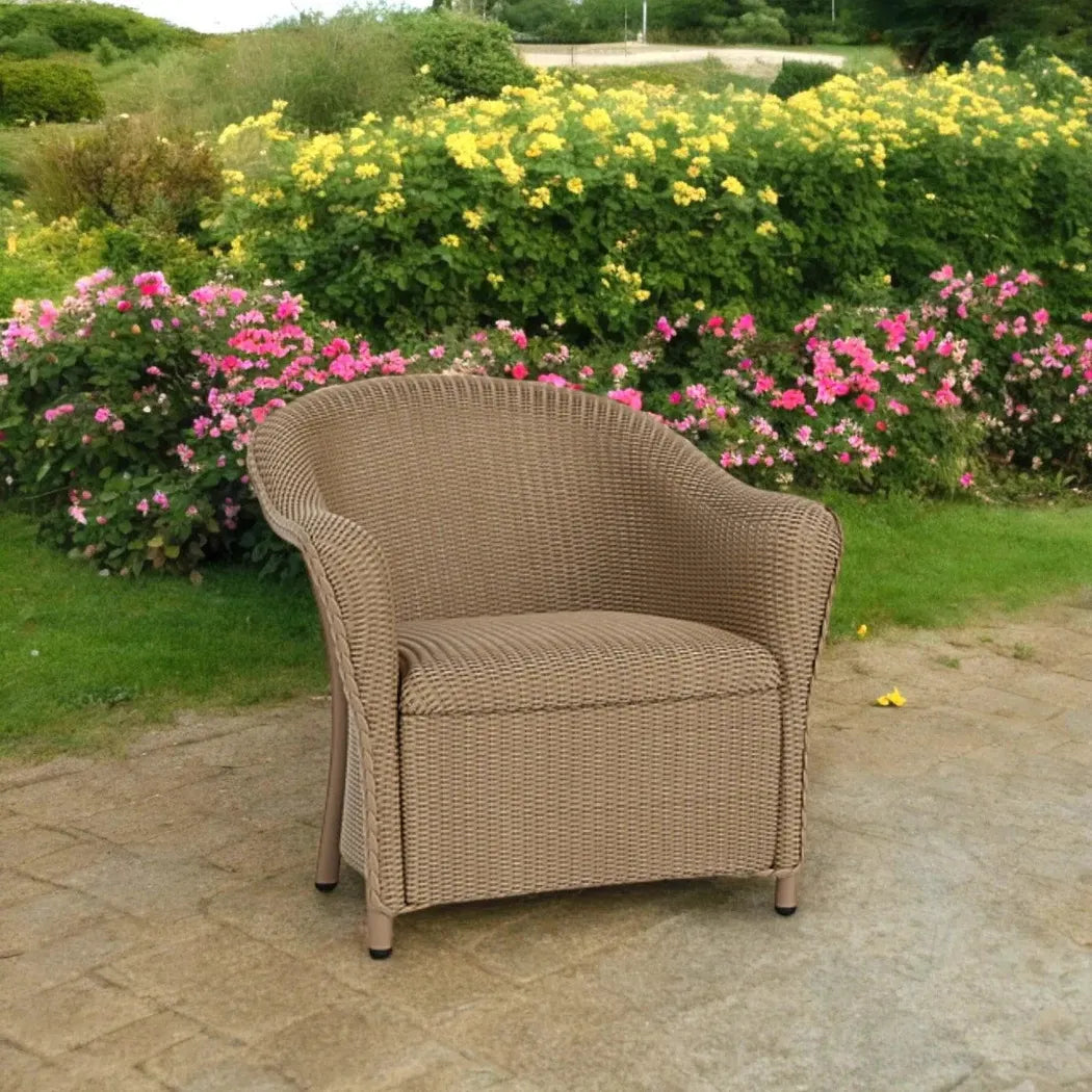 Reflections Wicker Lounge Chair Padded Seat