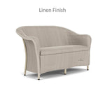 Reflections Wicker Loveseat Padded Seat Lloyd Flanders