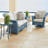 Reflections Wicker Loveseat Sunbrella Cushions-Outdoor Sofas & Loveseats-Lloyd Flanders-LOOMLAN