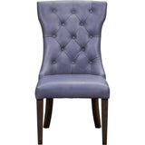 Reid Leather Luxury Style Dining Chair-Dining Chairs-Olivia + Quinn-LOOMLAN