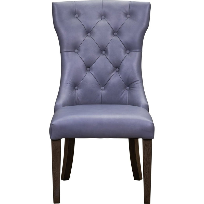 Reid Leather Luxury Style Dining Chair-Dining Chairs-Olivia + Quinn-LOOMLAN