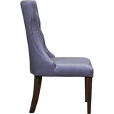 Reid Leather Luxury Style Dining Chair-Dining Chairs-Olivia + Quinn-LOOMLAN