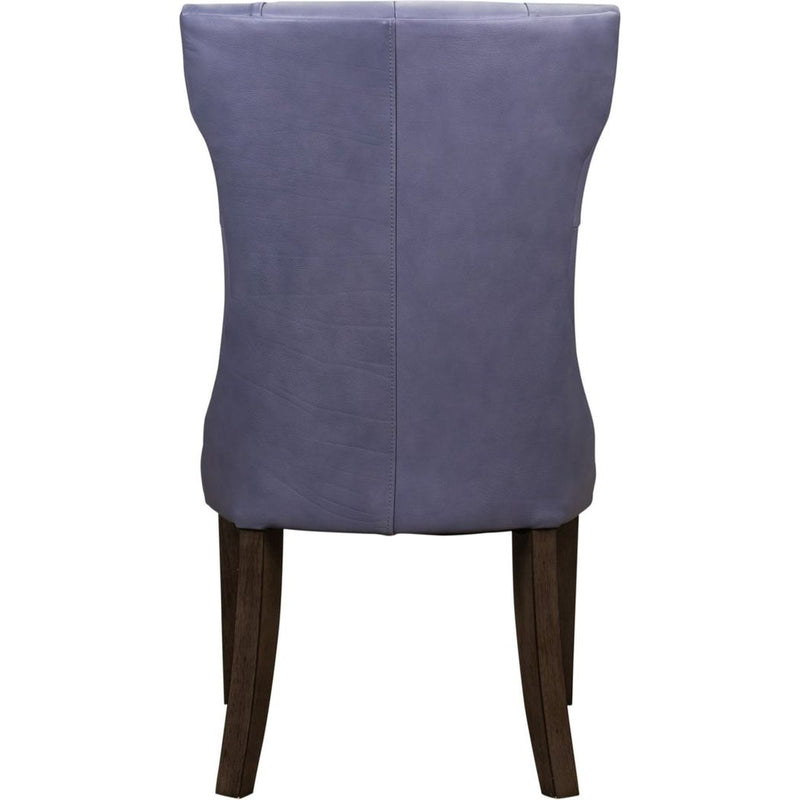 Reid Leather Luxury Style Dining Chair-Dining Chairs-Olivia + Quinn-LOOMLAN