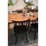 Remix Solid Wood Dining Table for 6 People