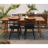 Remix Solid Wood Dining Table for 6 People