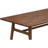 Remix Solid Wood Dining Table for 6 People